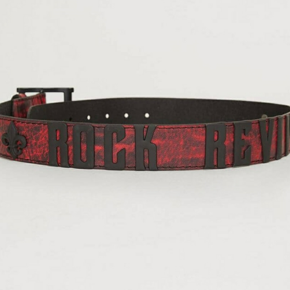 Rock revival leather belt